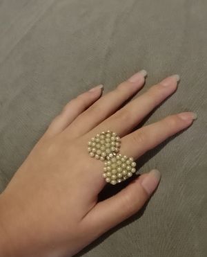 Cincin pita aksen mutiara
