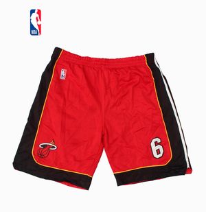 Celana Basket NBA Miami Heat #6 Red Black – Basket Shorts