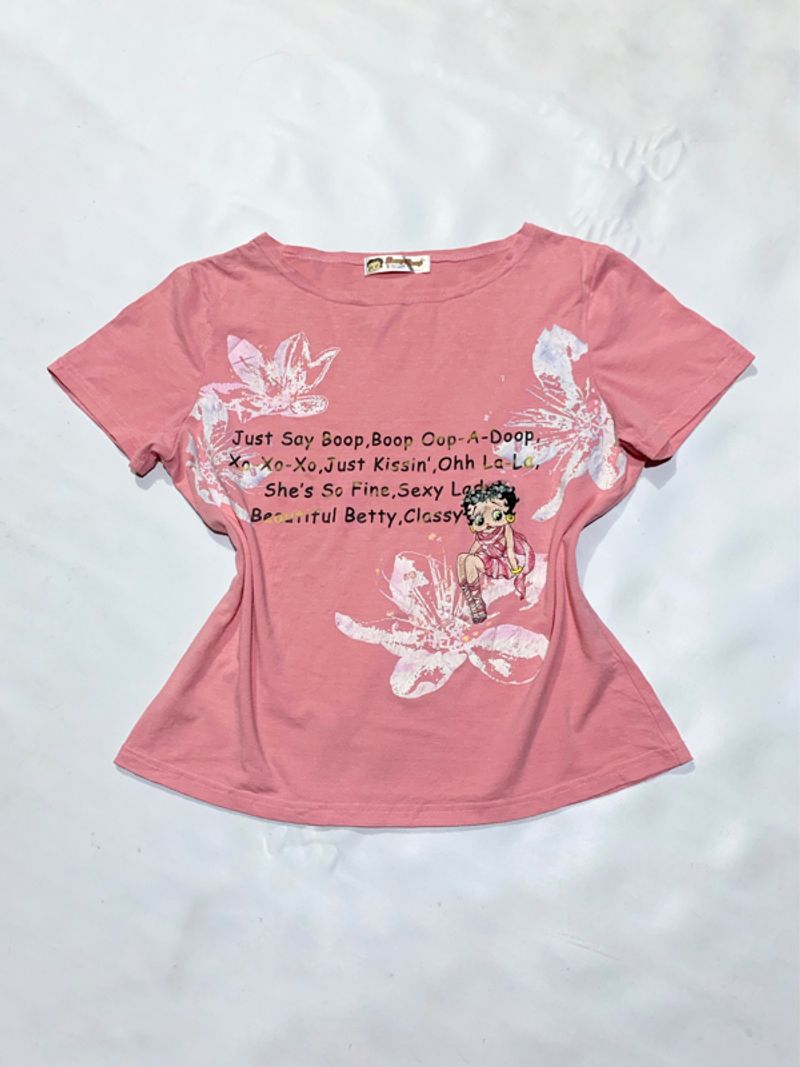 y2k Betty Boop Top Tee, foto 8