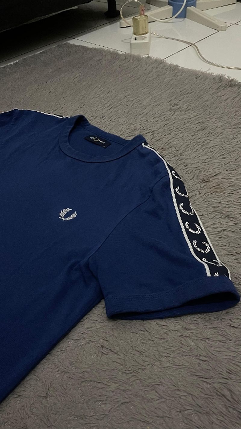 fred perry navy taped black ori, foto 5