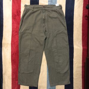 Vintage Dock Land Carpenter Baggy-Fit Ankle Pants
