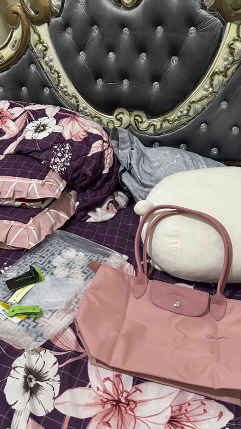 Longchamp | Petal Pink | Long Handle M, foto 6