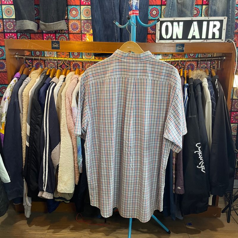 Eddie Bauer Short-Sleeve Plaid Button-Down Shirt, foto 2
