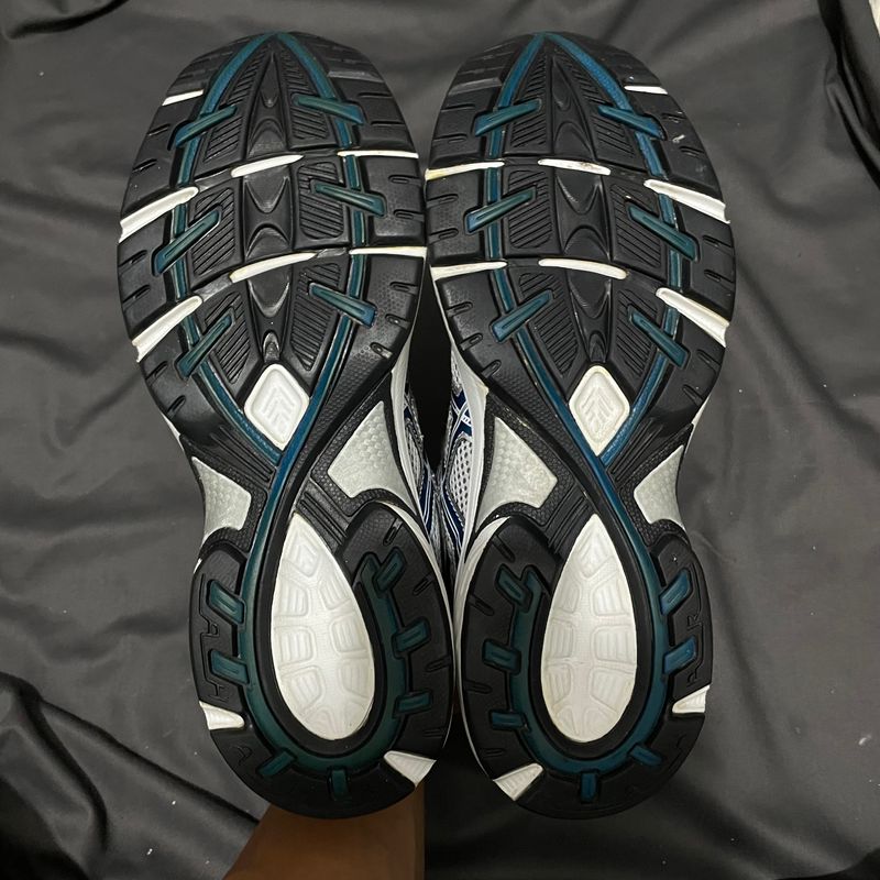 Asics Gorpcore Casual Sneakers Pria white blue, foto 7