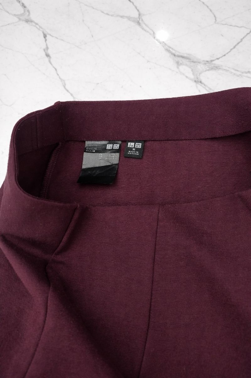 Uniqlo Rok Pencil Ponte Maroon, M, foto 3