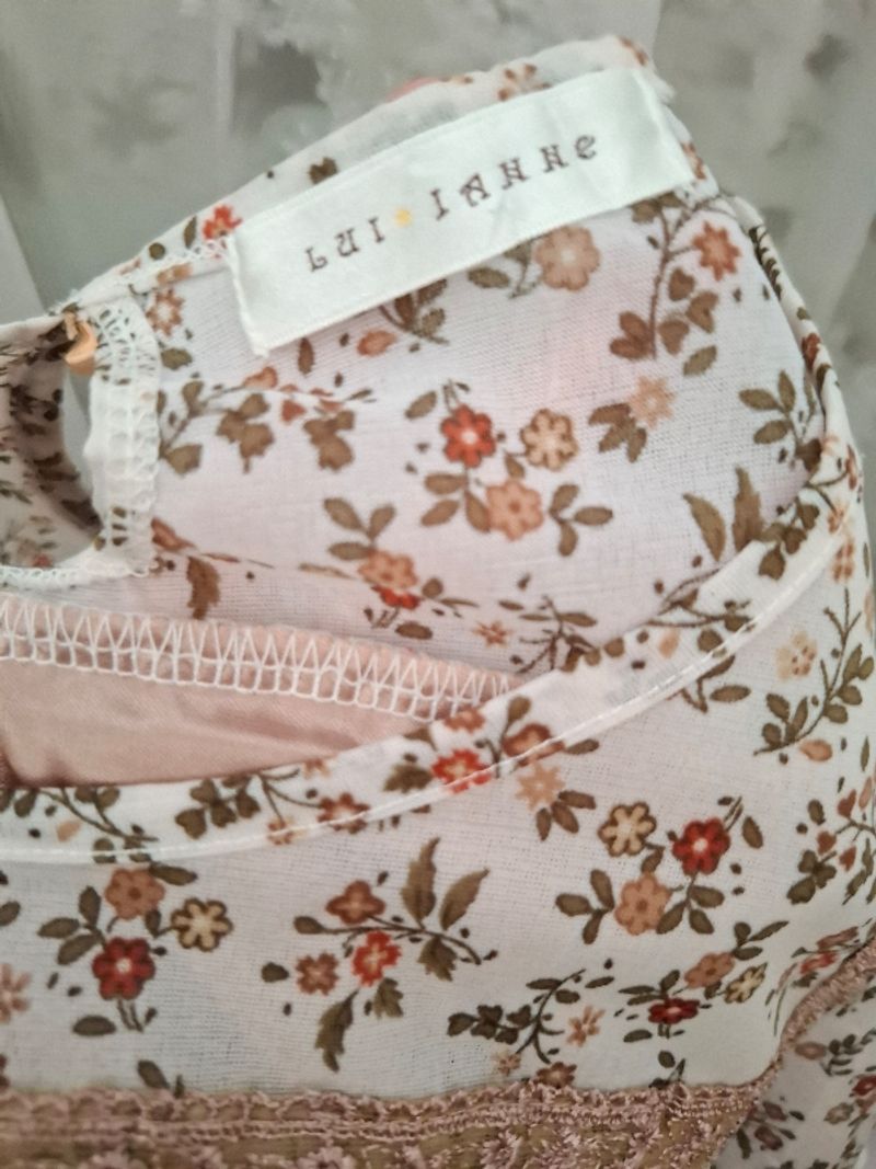Brown floral top, foto 5