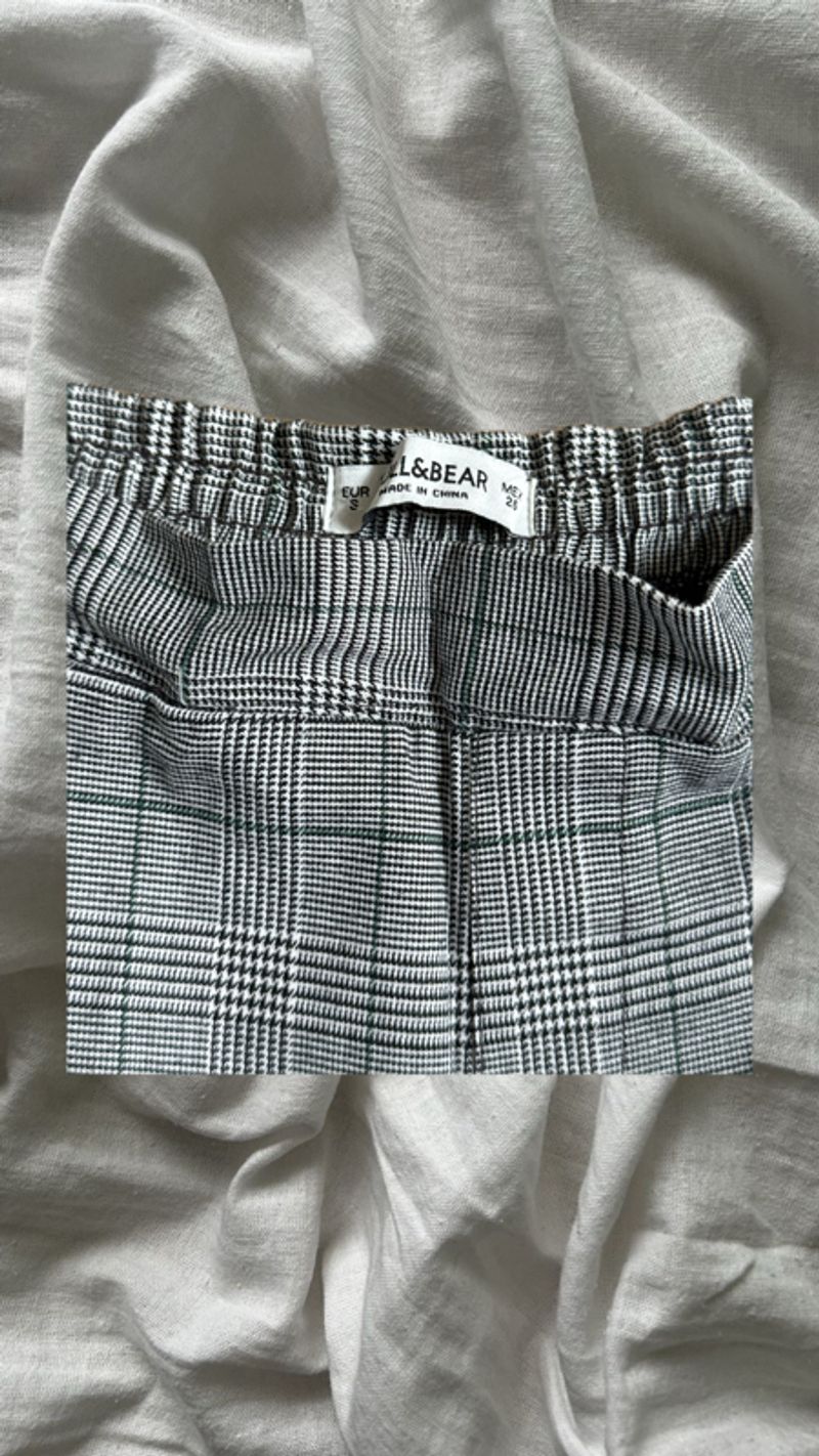Celana Pull&Bear kotak abu, foto 3