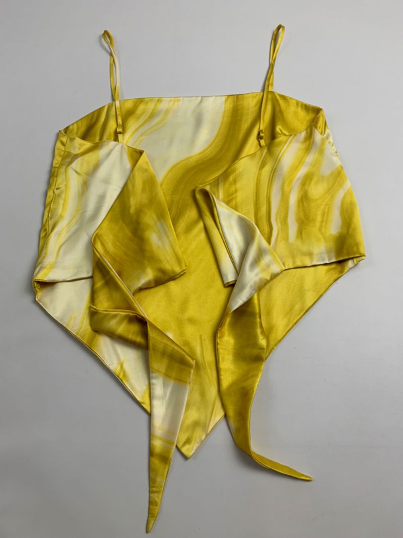 Y2k Cami Top Yelow Stone 2000s, foto 8
