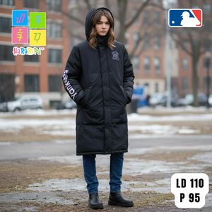 MLB Yankees long down jacket