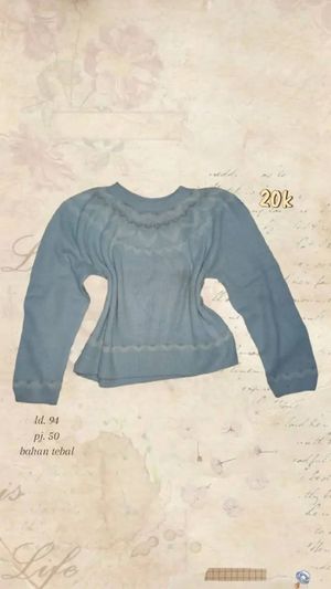 Vest dan sweater tebal
