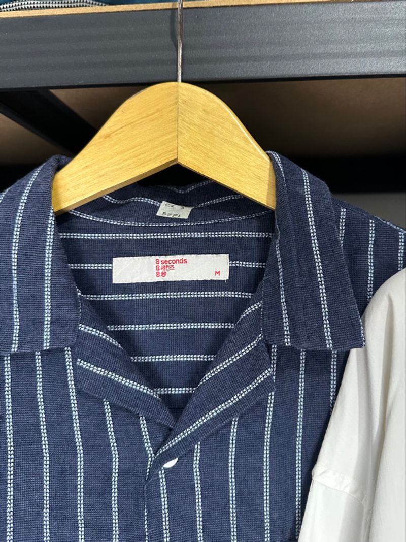 8seconds Navy Strip Boxy Shirt, foto 2