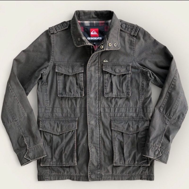 Quiksilver Biker Parka Pria black, foto 3