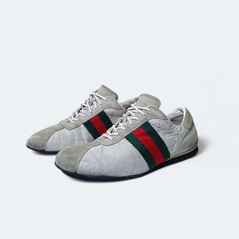 Gucci Luxury Sneakers Pria white, foto 2