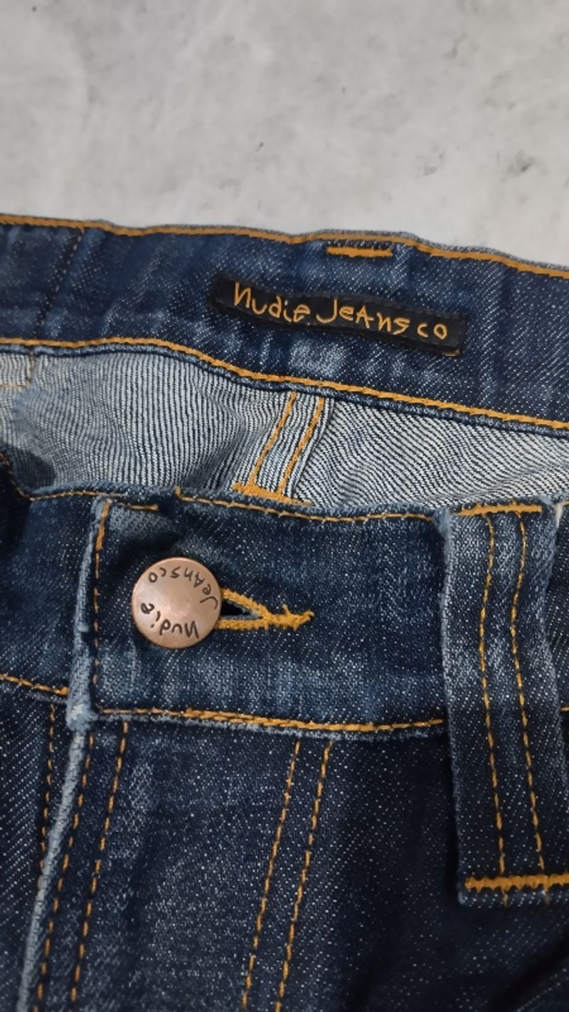 Nudie jeans hitam 32, foto 3