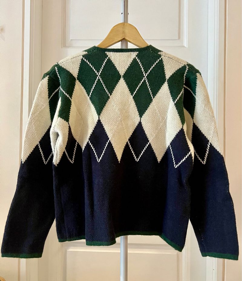 CARDIGAN RAJUT ARGYLE, foto 4
