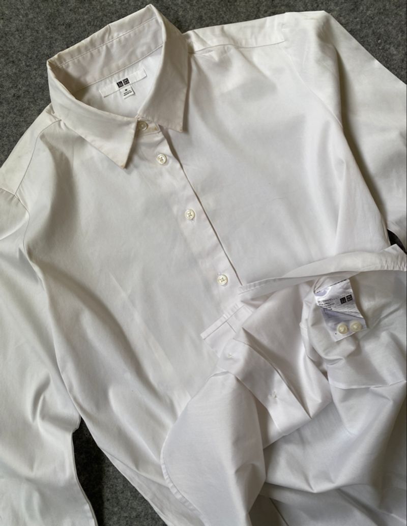 Kemeja Lengan Panjan Basic Uniqlo, foto 5
