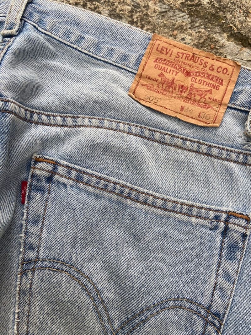 Levis 505 denim, foto 3
