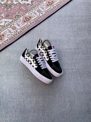 Vans Sk8 Low Chekerboard Black True White