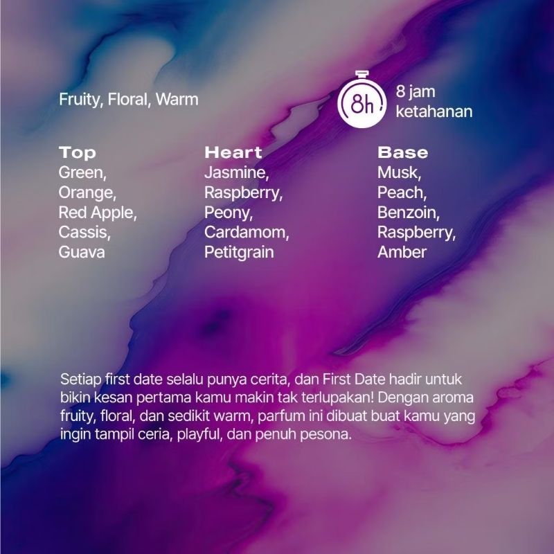 REEMAR EAU DE PARFUME: FIRST DATE 50ml, foto 3