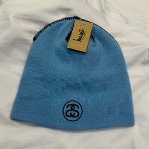 Stussy exposed stitch skullcap beanie