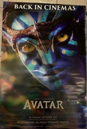 ORIGINAL AVATAR POSTER FILM BIOSKOP BIG SIZE