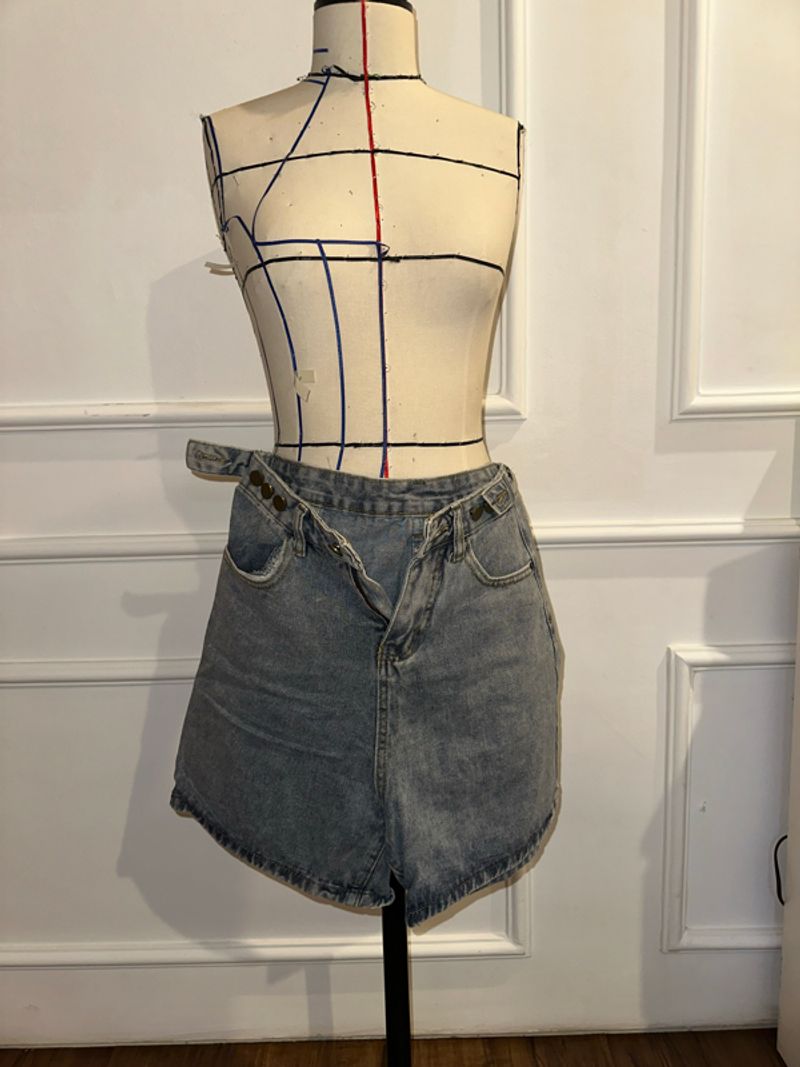 DENIM SHORT with adjuster, foto 2