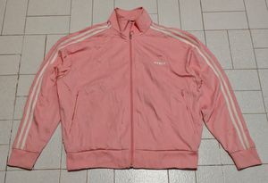 Jaket Sport Running Tracktop Boxy Nerdy Pink
