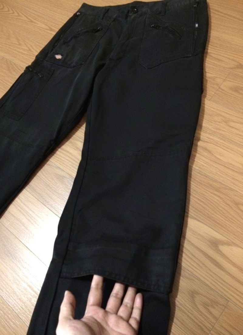 Dickies REDHAWK Cargo Pants Multi-Pocket  double knee hitam, foto 9