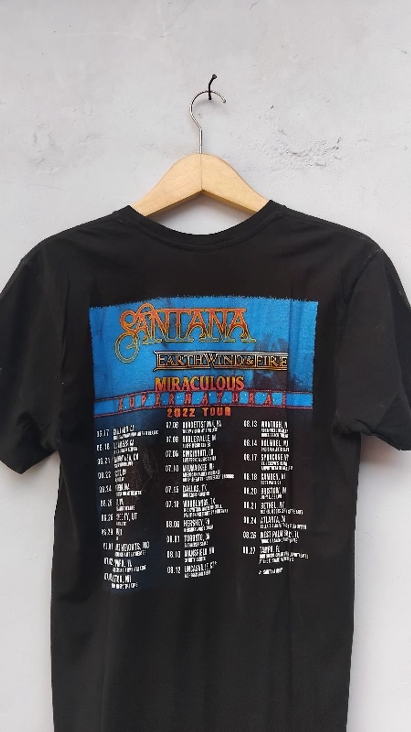 Santana tour 2022 tee, foto 2