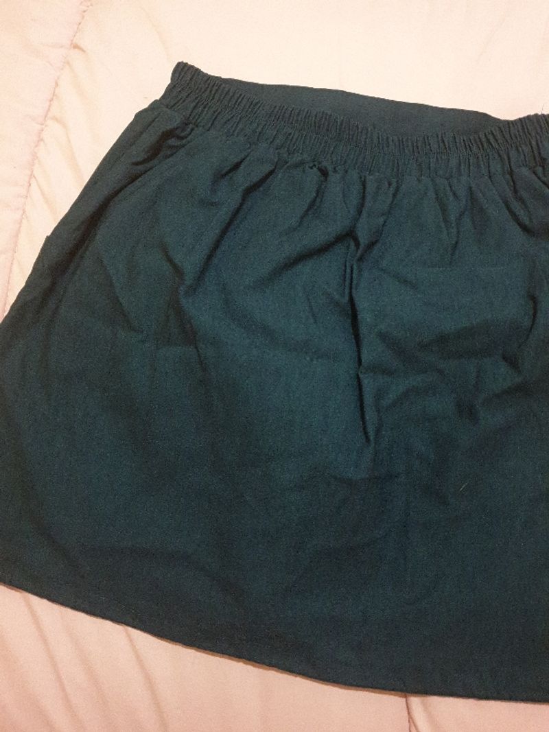 Rok Celana Navy Cargo Mini Skort, foto 2