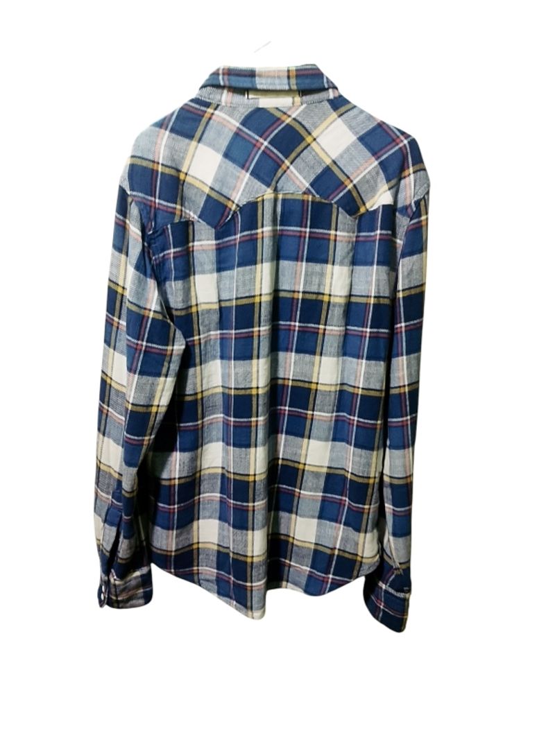 original kemeja flanel Levis kancing batu, foto 2