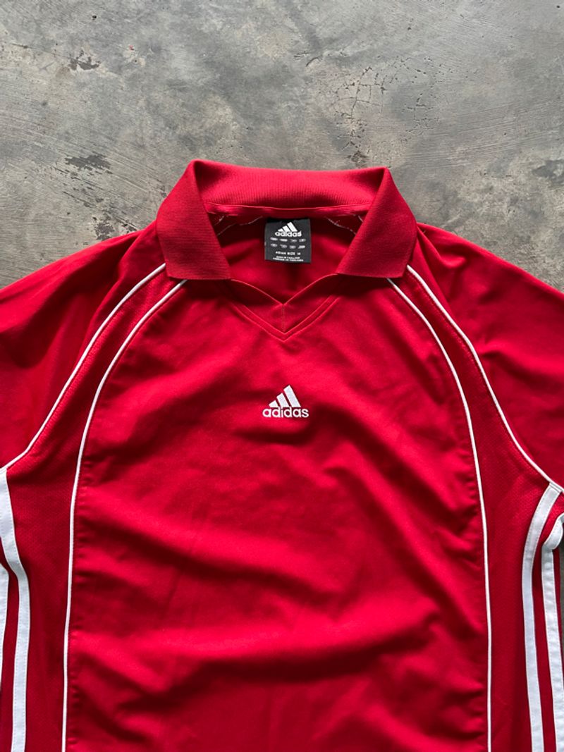 Vtg Jersey Adidas berkerah, foto 2