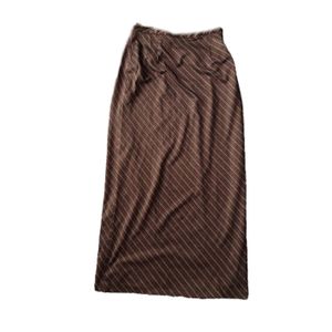 Vintage Skirt Wanita red yellow