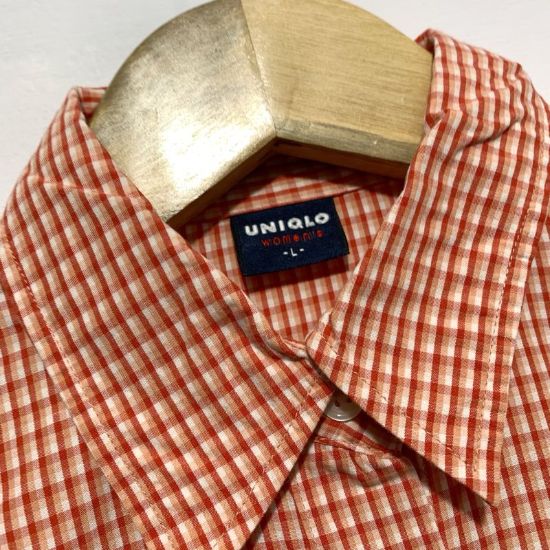 uniqlo gingham shirt top, foto 3