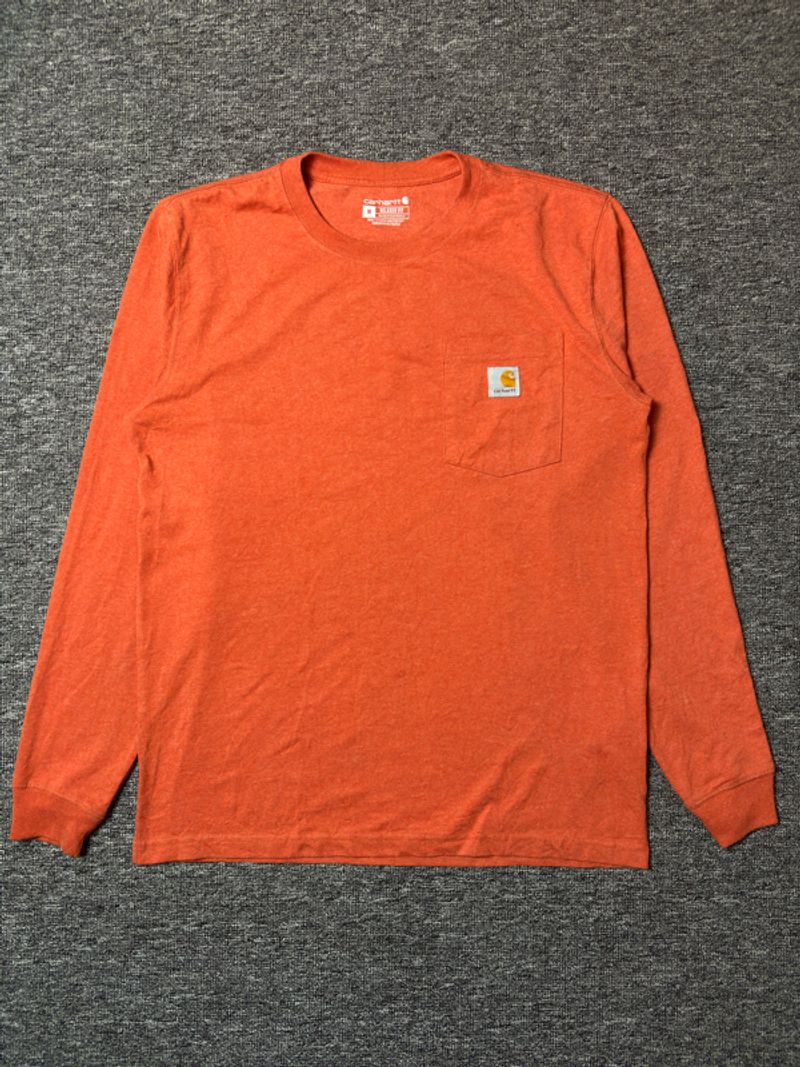 Tshirt Longsleeve carhartt pocket, foto 3
