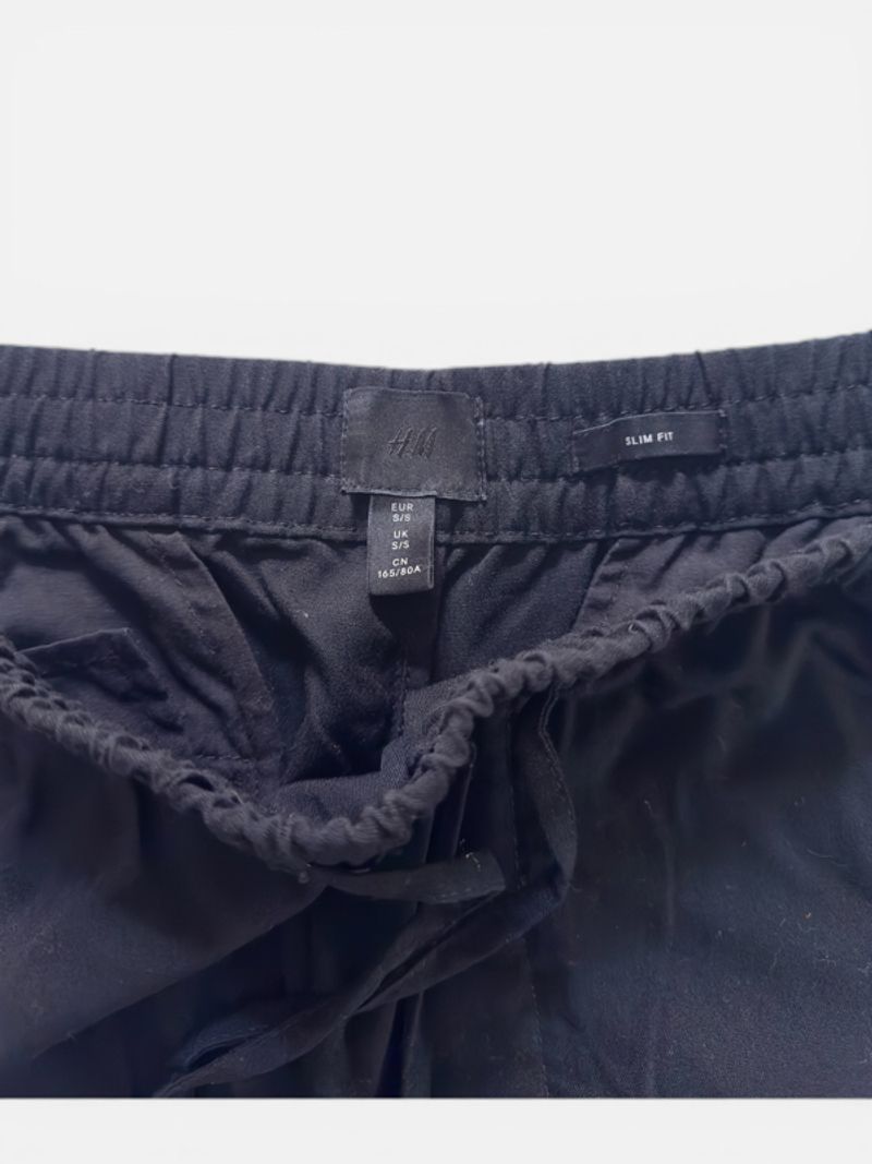 H&M Ankle Pants SlimFit Hitam, foto 2