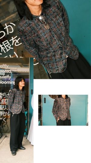 Rare vintage blazer 👁️ one of a kind. DM to secure.