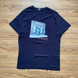Casual T-shirt Pria navy