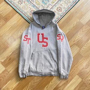Stussy Vintage Streetwear Hoody Pria gray