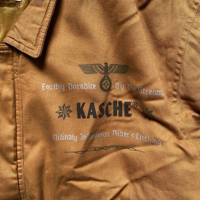 Vintage Biker Bomber jacket Pria brown, foto 3
