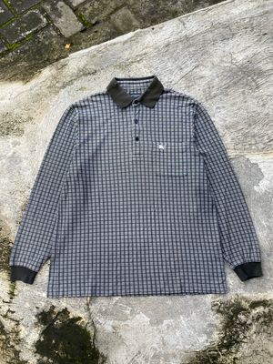 Vintage Polo Shirt Burberry Golf Long Sleeve