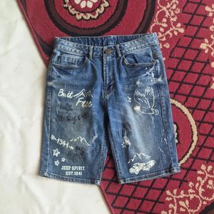 Jeep Ripped Denim Short