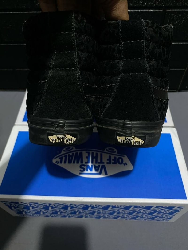 Vans Sk8-Hi Leopard Triple Black (Rare Item), foto 6