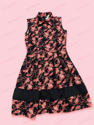 Midi Dress Paisley Sleeveless
