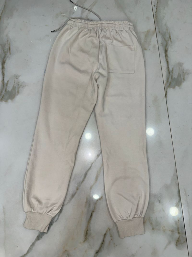 Jogger Pants Premium Ivory - Elastic Waist & Front Patch Poc, foto 2