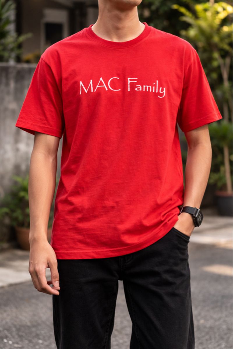 Kaos MAC Family Merah, foto 2
