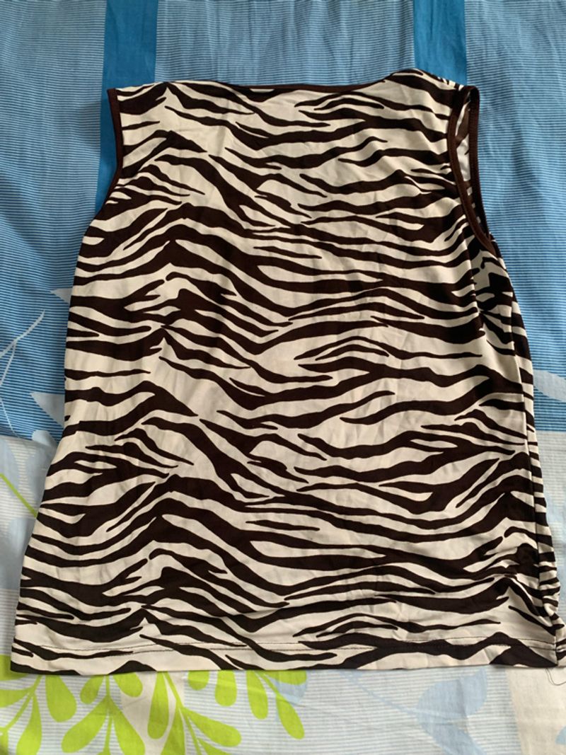 Zebra Pattern Tanktop, foto 2
