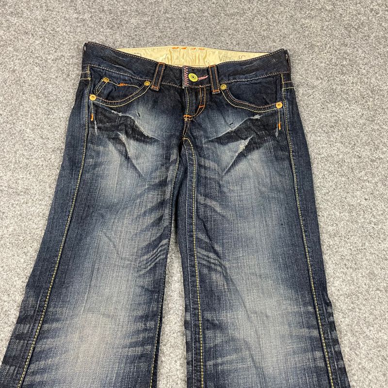 Flare jeans goth grunge style, foto 3