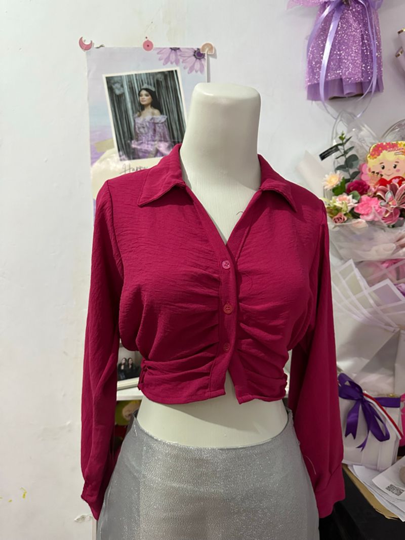 Kemeja crop, foto 2