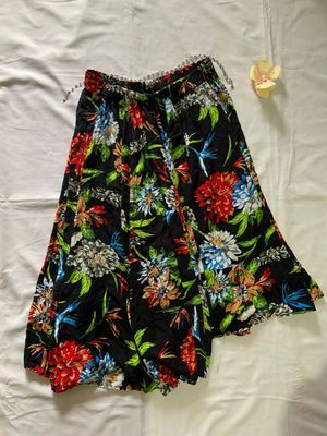 Simplicite Floral A-Line Skirt